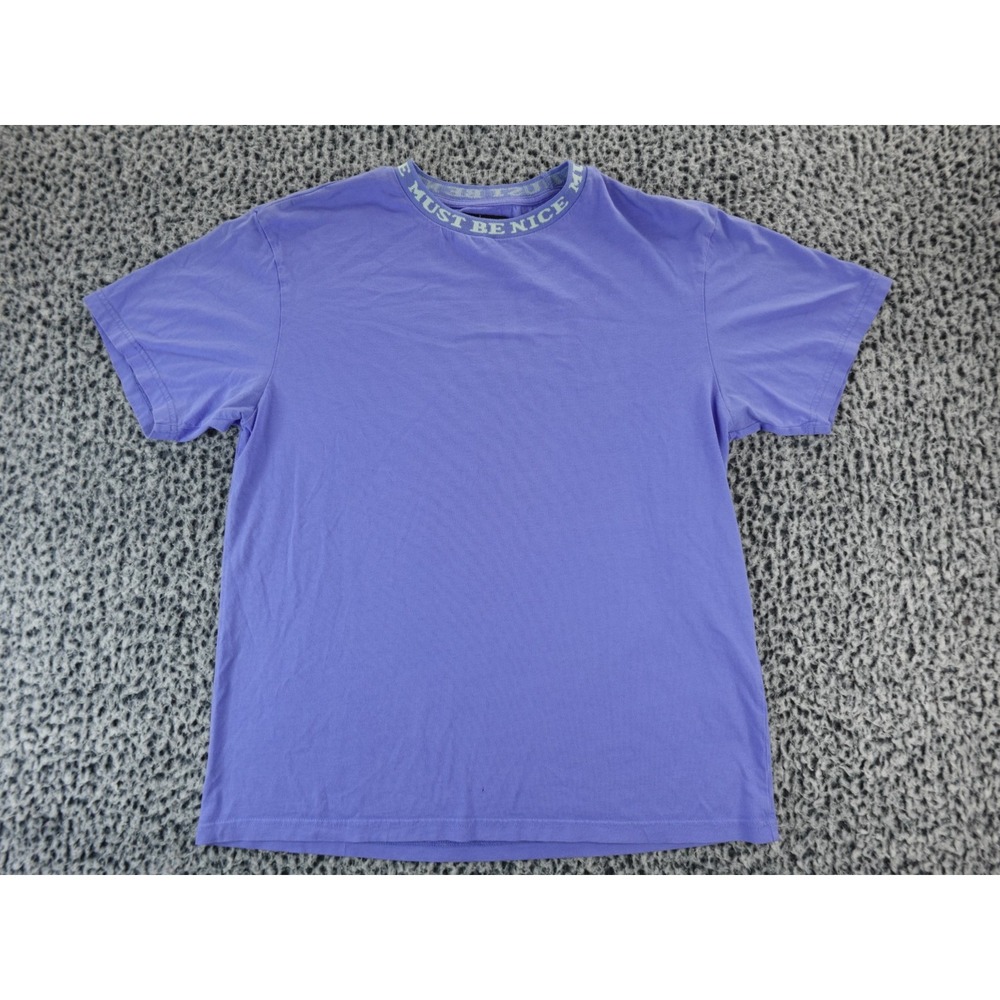 RIPNDIP Shirt Mens Large Blue Short Sleeve Must Be‎ Nice